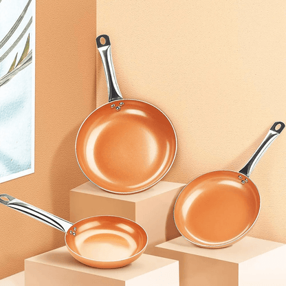 BowLift | Professional copper pan with non-stick coating & perfect heat distribution