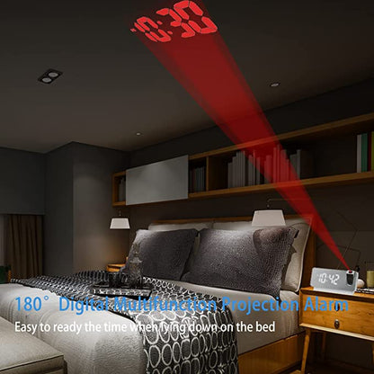 BowLift | Digital Projection Clock – Time Image Projectable up to 5 m