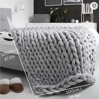 Skanto | Weighted Organic Cotton Blanket | Breathable, Machine Washable & Ideal for Year-Round Comfort