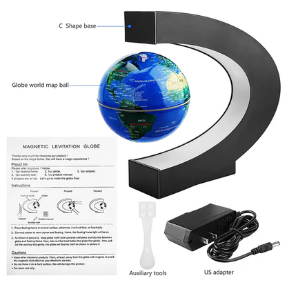 Skanto | Magnetic Levitating Globe with LED Light