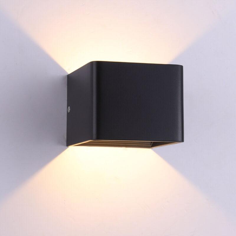 Modern LED Mini Square Wall Lamp | Aluminium | Multifunctional Lighting for Living Room & Bedroom | Karnz