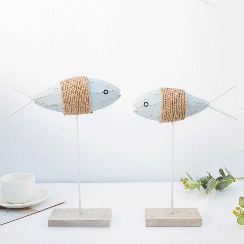 Decorative Fish Sculpture Display
