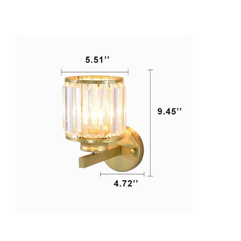 Luxury Crystal Wall Lamp for Modern Interior – LED Lighting Kalsten