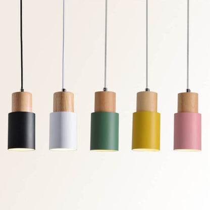 BowLift | SinglePend - Nordic Macaron Cylinder Aluminium 1-flame LED pendant lamp