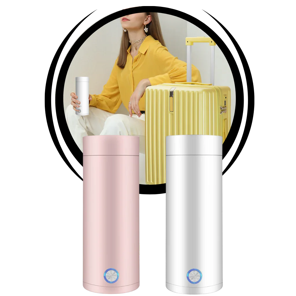 Skanto | Portable Kettle 400ml – Compact Travel Pot with Intelligent Temperature Control & Double Insulation