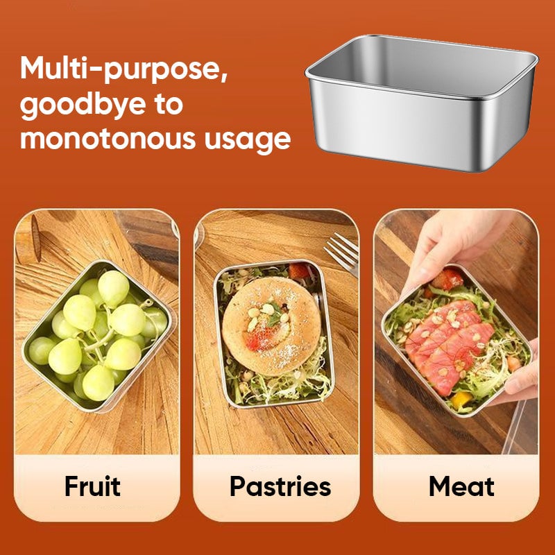 BowLift | Stainless Steel Food Storage Container with Lid, Lunch, Snack Storage Box