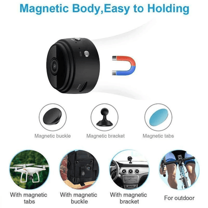 BowLift | MINIGUARD CAM – 1080p Mini Camera with Magnetic Mount & Night Vision