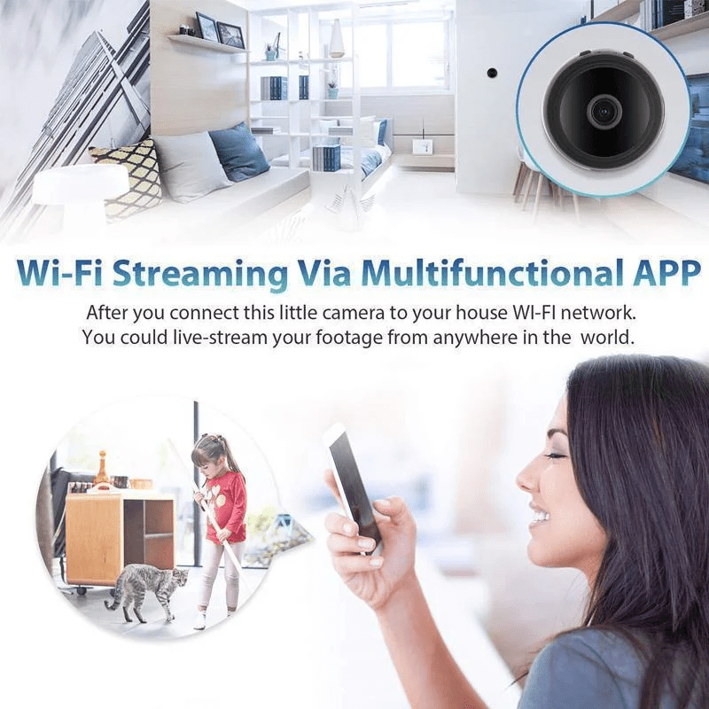 BowLift | MINIGUARD CAM – 1080p Mini Camera with Magnetic Mount & Night Vision