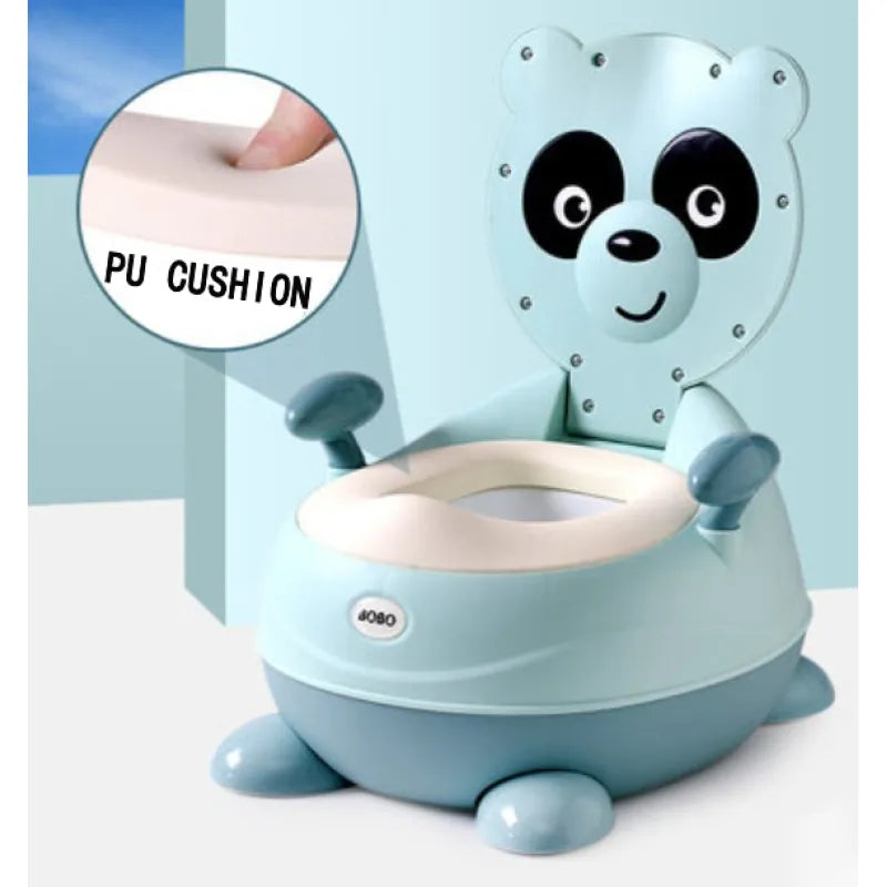BowLift | Potty chair for children in panda shape – Soft baby potty with PU seat
