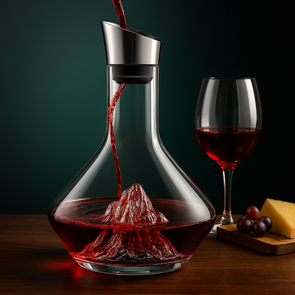 Skanto | Crystal Wine Decanter with Modern Design