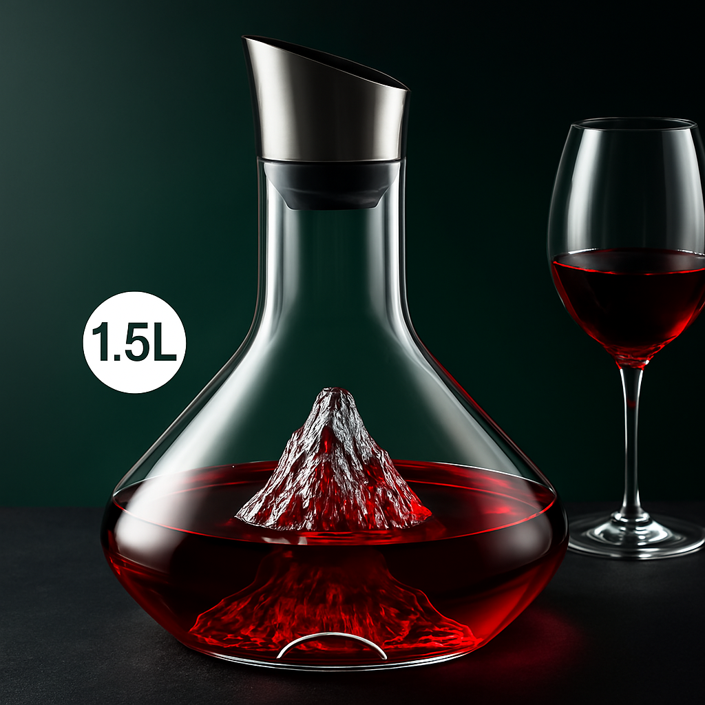 BowLift | Wine Decanter Crystal Glass with Modern Design