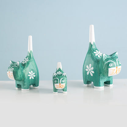 Decorative Cat Figurines Collection