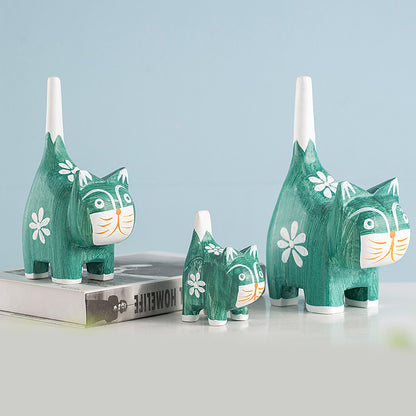 Decorative Cat Figurines Collection
