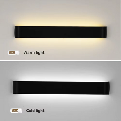 Skanto | Nordic LED Wall Lamp - Modern Brushed Aluminum Indoor Wall Light