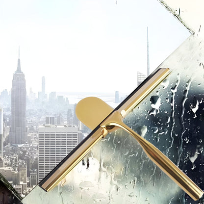 Skanto | Gold Stainless Steel Multifunctional Window Cleaner