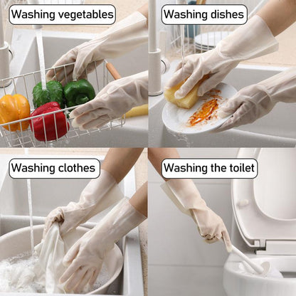 Household dishwashing gloves (10 pairs) | Karnz