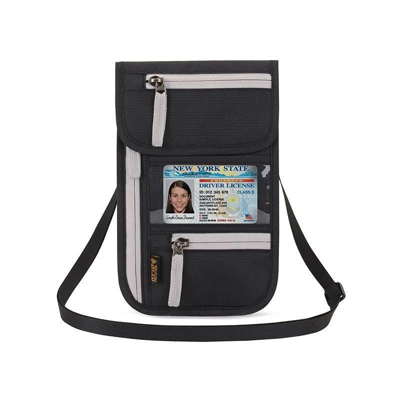 Travel wallet with RFID blocking