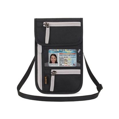 Travel wallet with RFID blocking