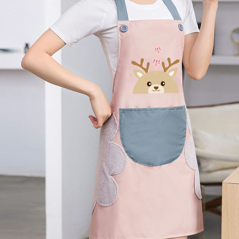 Cartoon Cute Little Deer Apron | Bowlift