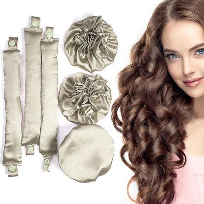 BowLift | Satin heatless curling iron set