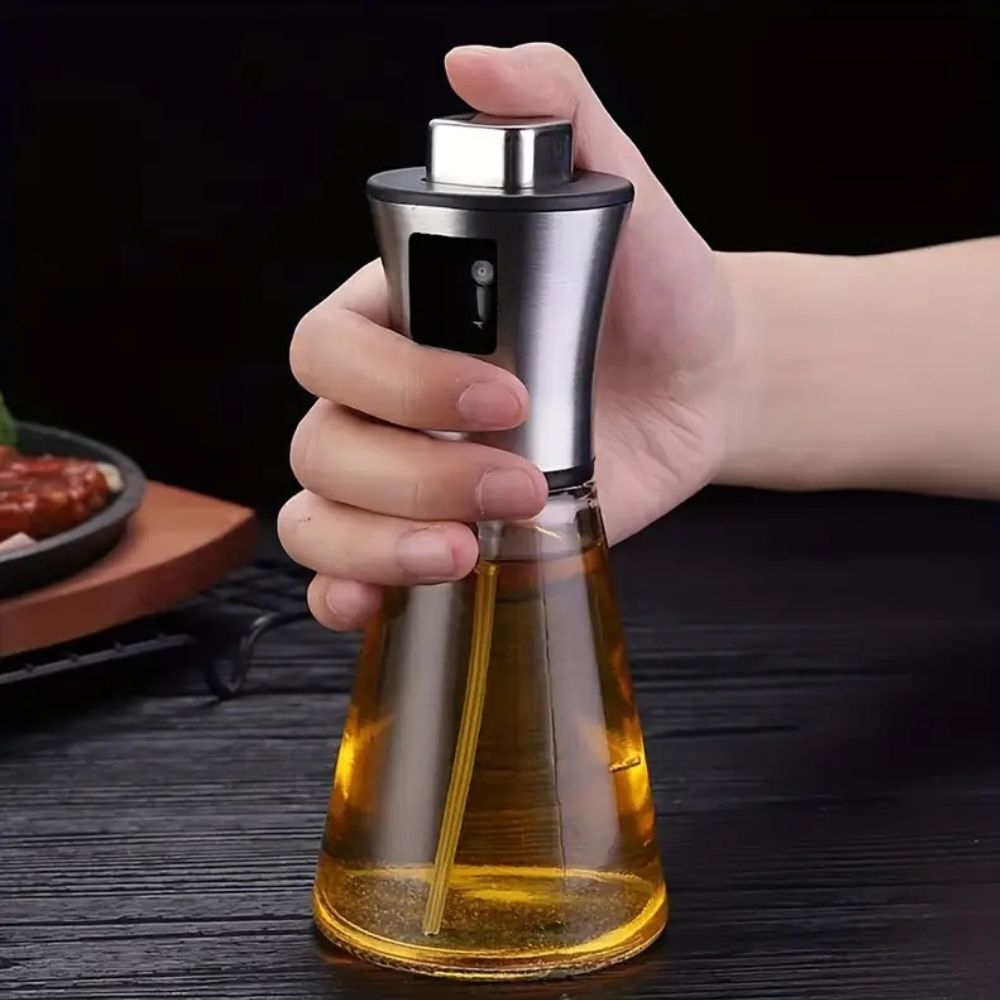 Skanto | Stainless Crystal Oil Spray Bottle