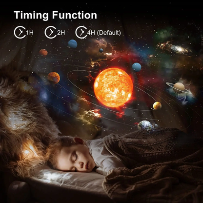 Planetarium Galaxy Projector - 360° rotation for full-room coverage Bowlift