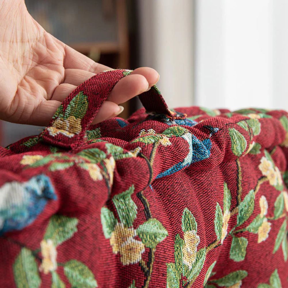 BowLift | Whimsical Bird Leaf Cushion