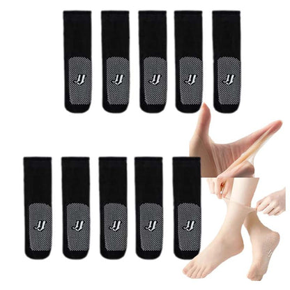 Spring Summer Invisible Non-Slip Crystal Silk Socks | Bowlift