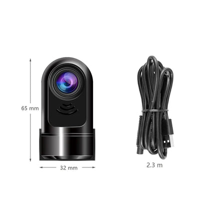 BowLift | 1080P HD Mini ADAS Dashcam with 360° Rotating Function