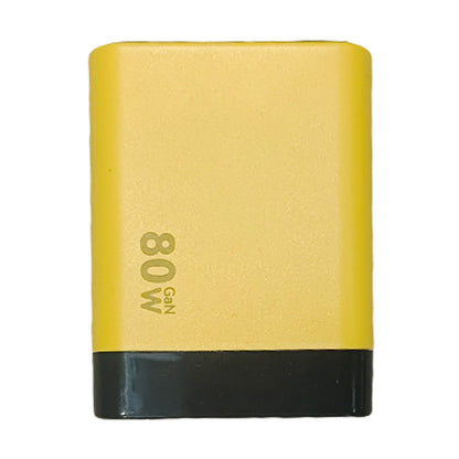 Brehn | 3 in 1 GaN Charger, scalable 80W MAX fast charging module with Type-C cable and 2 USB ports