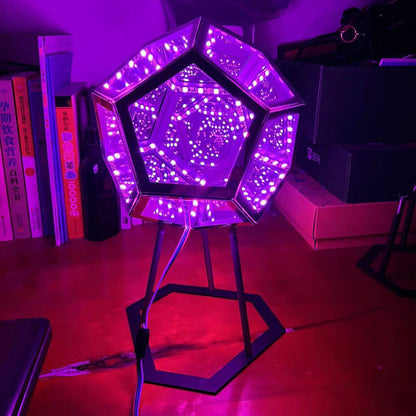 Skanto | Infinity Dodecahedron LED Night Light Art Table Lamp