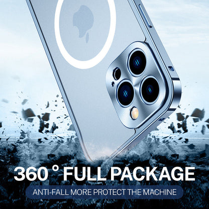 Brehn | Metal Frame Magnetic Charging Case for iPhone