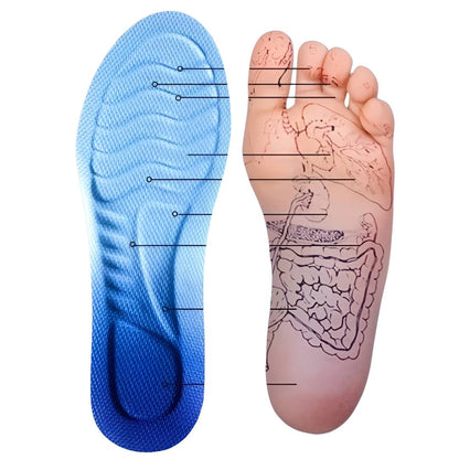 StepEase Cloud 4D Orthopedic Insoles for Foot Pain Relief | Heel Pain Relief - Support Insoles - Foot Comfort - Posture Support Skanto