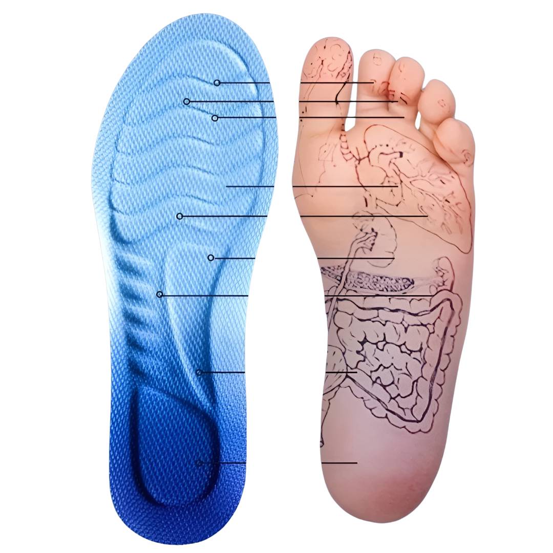 Skanto | Orthopedic Insoles for Foot Pain Relief | 4D Shock Absorption, Heel Pain Relief & Posture Support for All-Day Comfort