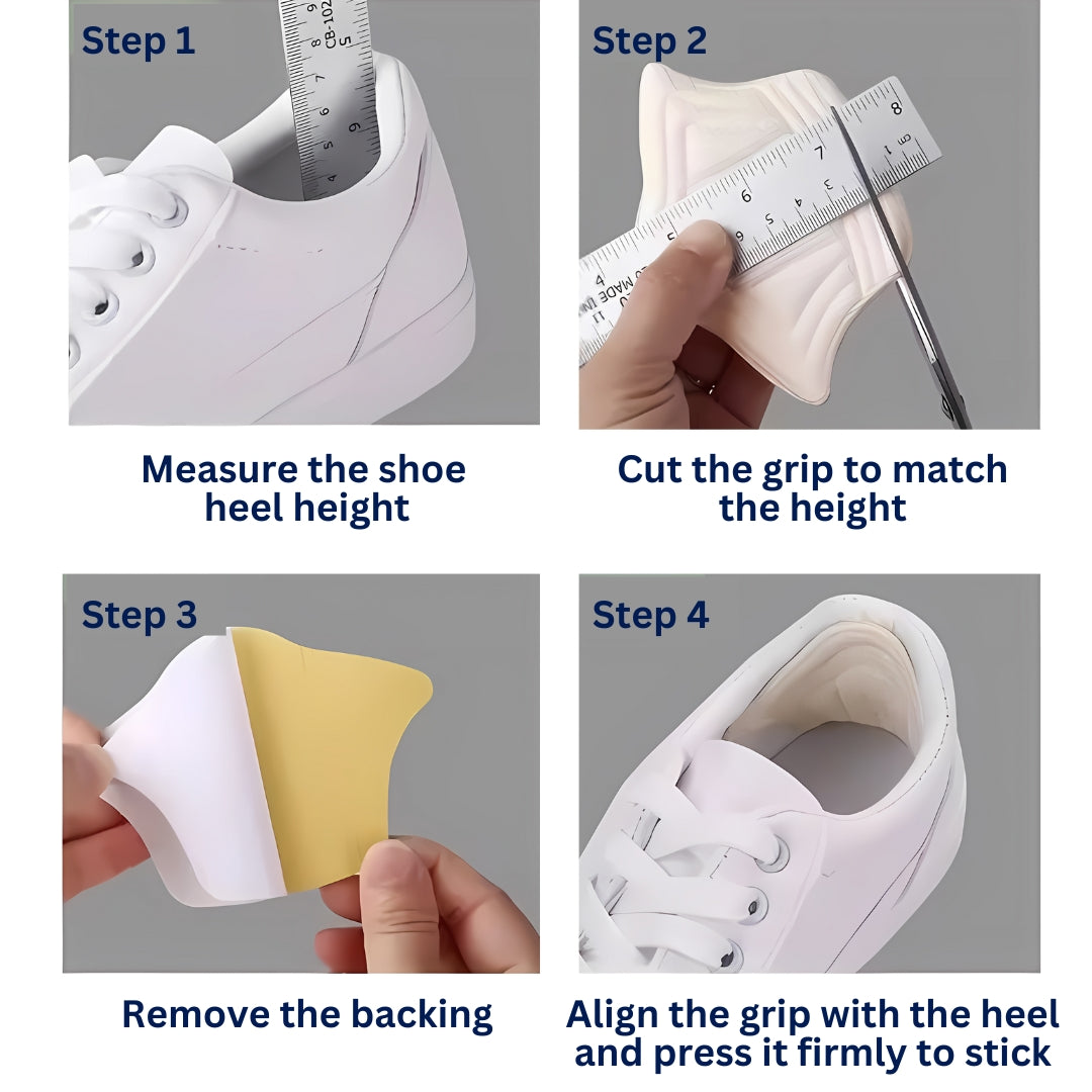 ComfortFit Heel Grips for Shoes - Comfortable Fit | Reduce Friction Bowlift