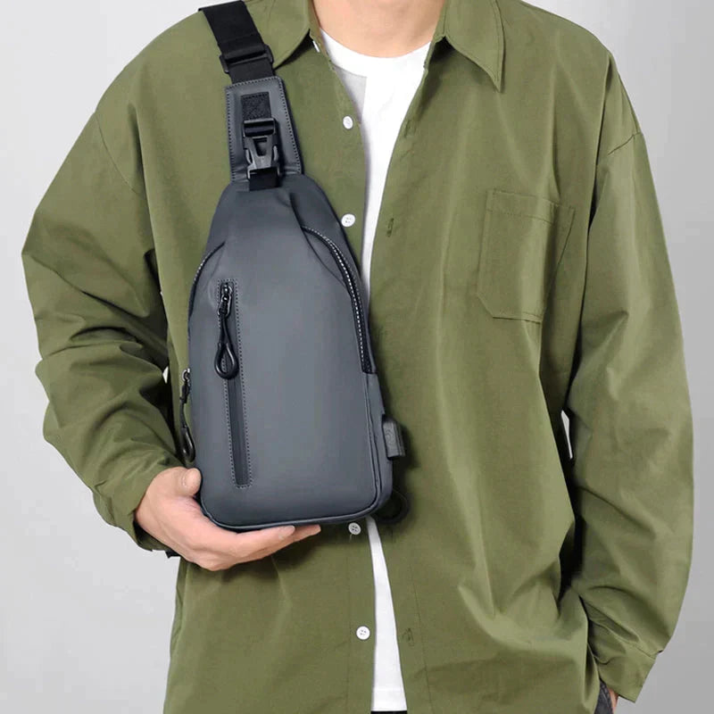 UrbanShield Waterproof Shoulder Bag with Anti-Theft Design | Karnz
