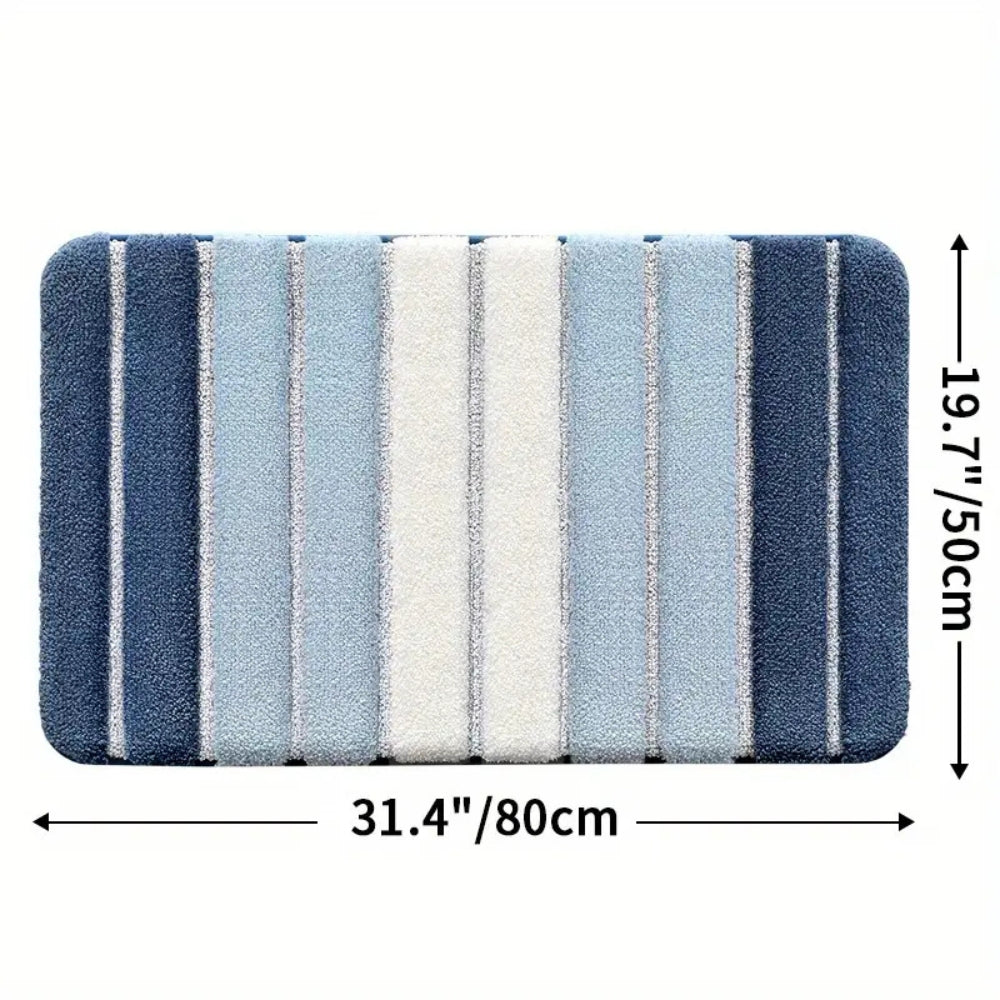 Skanto | Lumiere Striped Absorbent Bath Mat
