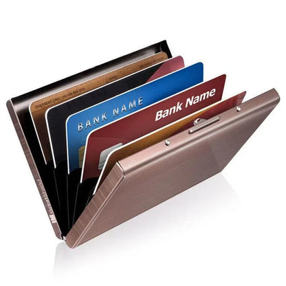 BowLift | Ultra-thin anti-theft brush anti-demagnetization metal card case