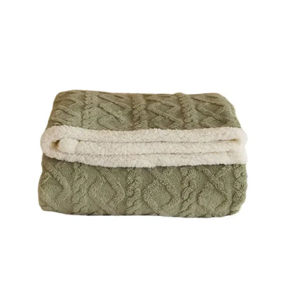 Thick Winter Lamb Wool Blanket - WarmWool