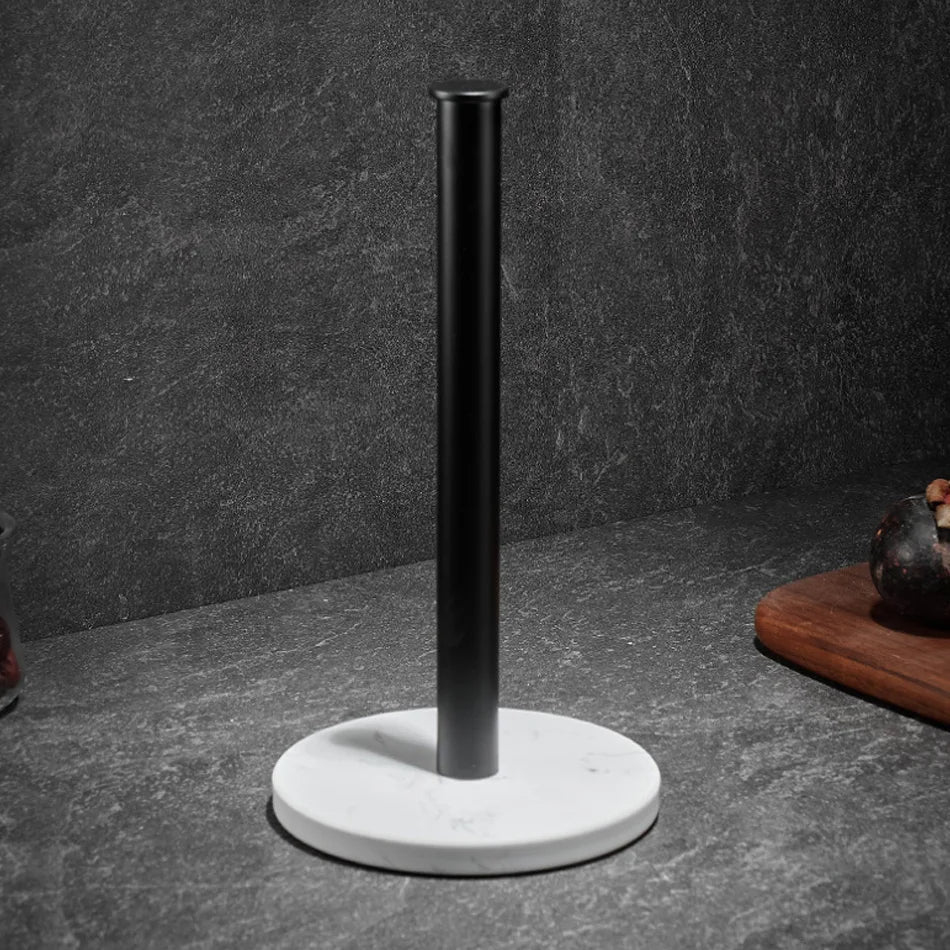 BowLift | Marble paper towel holder – gold details for exceptional style