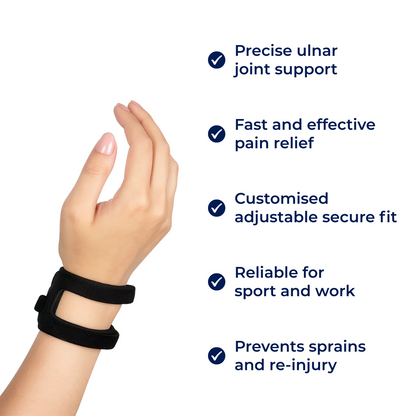 Pain Relief & Ulnar Stabilisation – Adjustable Breathable Comfort – Daily Use & Sports Recovery Bowlift