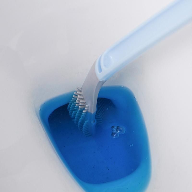 Toilet brush with holder