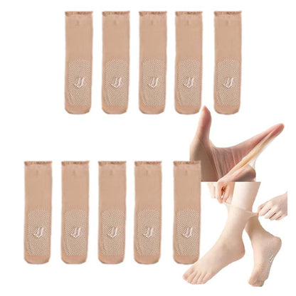 BowLift | Invisible, non-slip crystal silk socks for spring and summer