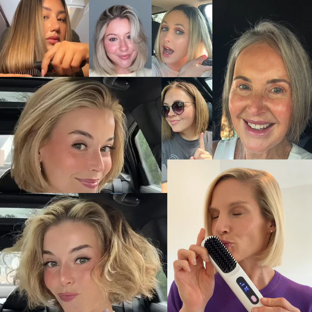 Thermal Styling Brush for Short Hair & Bangs | Karnz