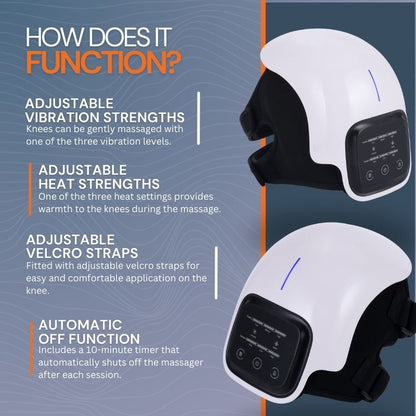 BowLift | Knee Massager with Red Light Therapy for Pain Relief and Muscle Recovery