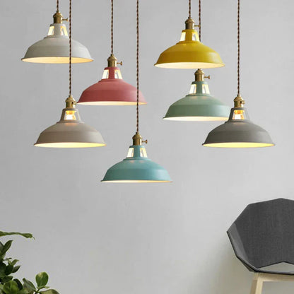 Industrial Retro Pendant Light - IronGlow | Karnz