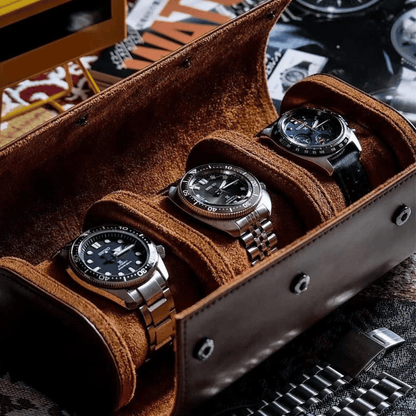 Skanto | Leather Watch Holder – Luxurious and Stylish Watch Storage Box