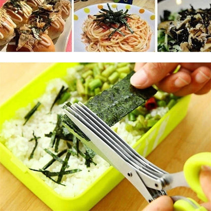 5 Layers Stainless Steel Multifunctional Kitchen Scissors | Brehn