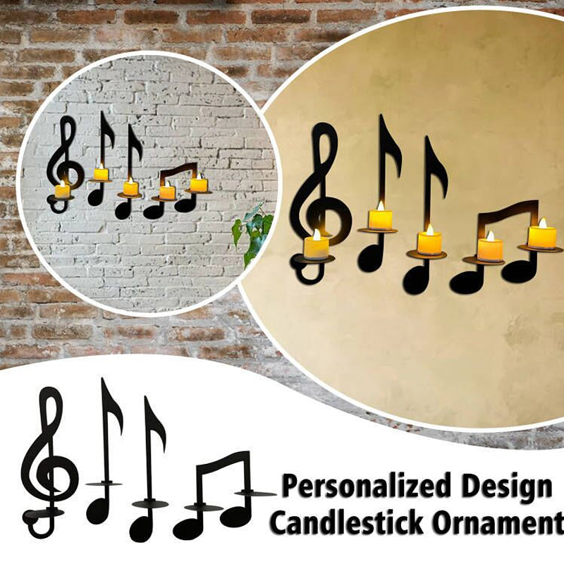 BowLift | 🎼Black Musical Note Wall Light