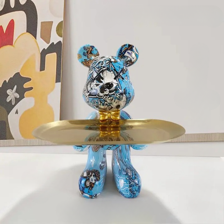 Skanto | Bear Statue with Tray